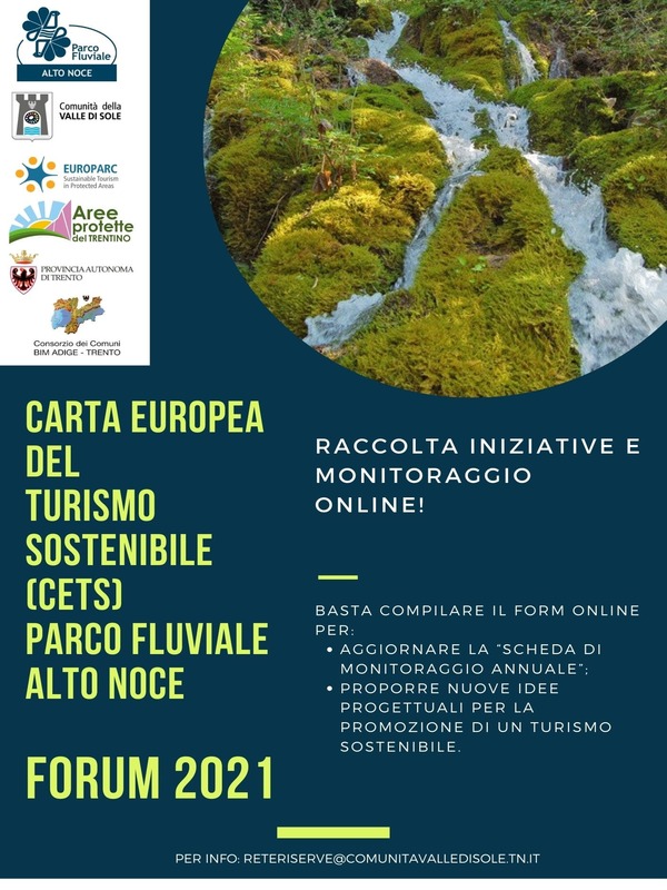 Forum monitoraggio Carta Europea Turismo Sostenibile - Anno 2021